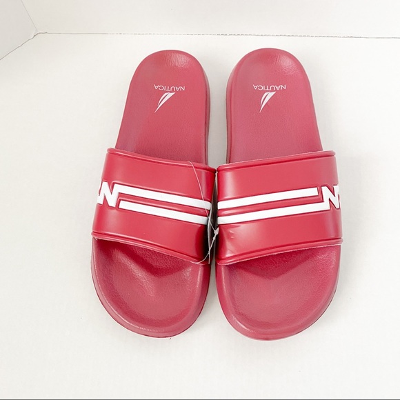 nautica slides red